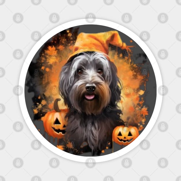 Skye Terrier Halloween Magnet by NatashaCuteShop